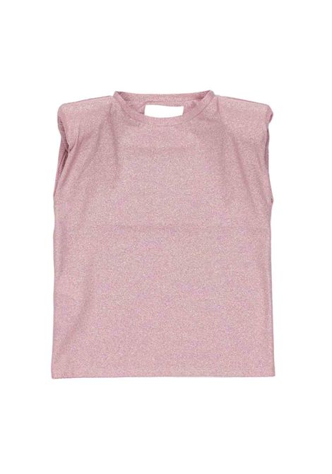 T-shirt con spalline Lù-Lù BY MISS GRANT | LL4384ROSA